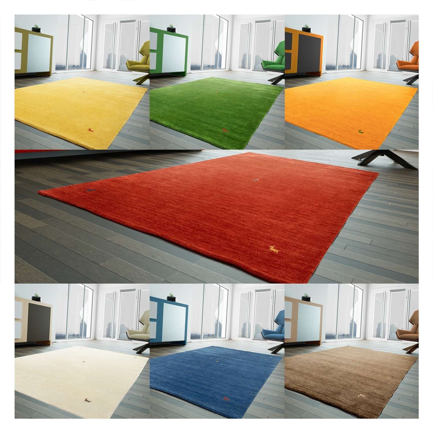 Gabbeh Teppich - Softy - 300 x 250 cm - beige