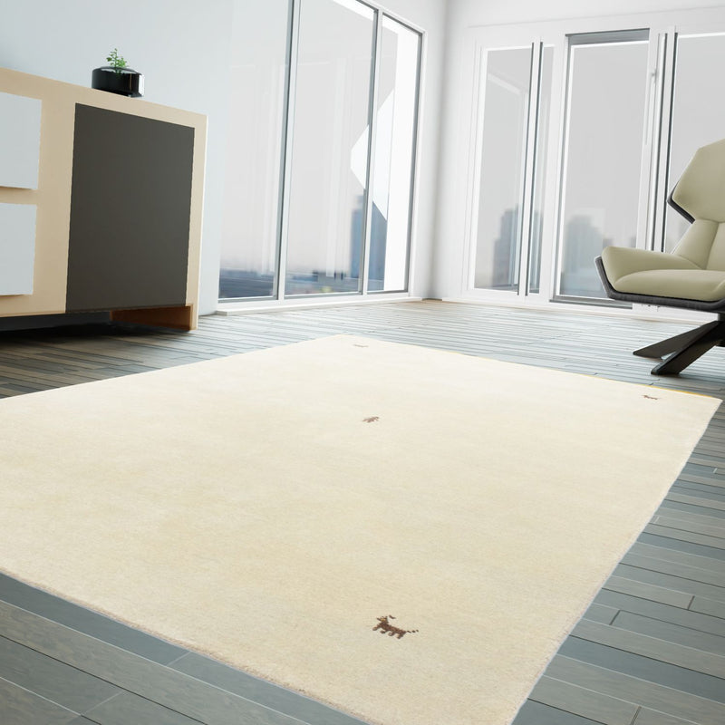 Gabbeh Teppich - Softy - 300 x 250 cm - beige