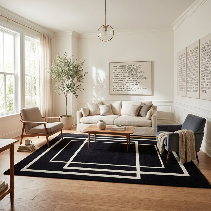 Designer Teppich Minimalistic Motis - Designerteppich