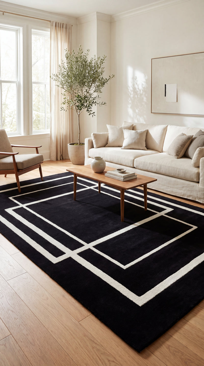 Designer Teppich Minimalistic Motis - Designerteppich
