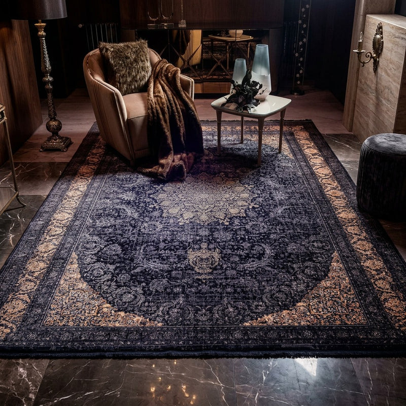 Orientalischer Webteppich Golden Glam
