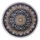 Orientalischer Webteppich - Saffron Sensations - rund
