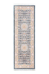 Perserteppich Khorshid - Läufer / Dunkelblau / 100 x 200 cm Läufer
