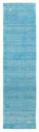 Gabbeh Teppich - Indus 400 x 80 cm - hellblau