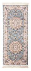 Perserteppich Suzan - Läufer / Seegrün / 80 x 200 cm Läufer