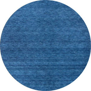 Gabbeh Teppich - Softy - Uni - rund