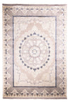 Orientalischer Webteppich Sanam - Rechteckig / Silber / 150 x 225 cm Rechteckig