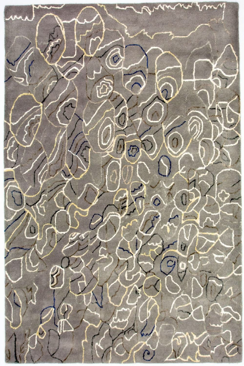 Designer Teppich 243 x 155 cm Teppich Wohnzimmer