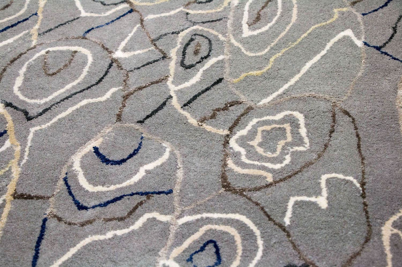 Designer Teppich 243 x 155 cm Teppich Wohnzimmer