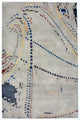 Designer Teppich 242 x 155 cm Teppich Wohnzimmer