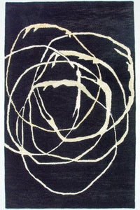 Designer Teppich 245 x 153 cm Teppich Wohnzimmer