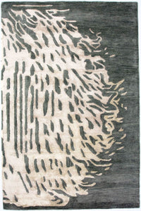 Designer Teppich 241 x 152 cm Wohnzimmer Teppich