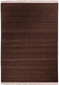 Kelim Teppich - Trendy 200 x 140 cm - dunkelbraun