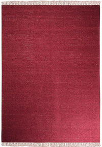 Kelim Teppich - Trendy 200 x 140 cm - dunkelrot