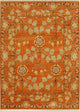 Wollteppich - 90 x 60 cm - orange