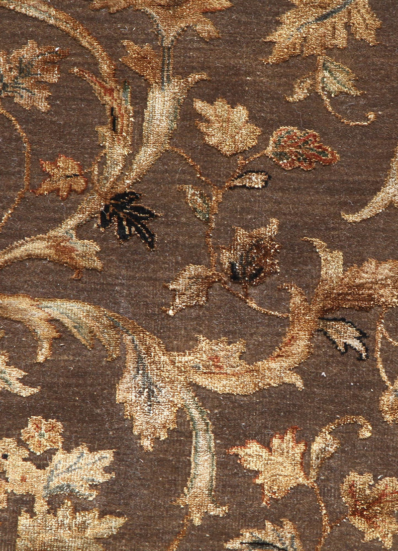 Wollteppich - 90 x 60 cm - dunkelbeige