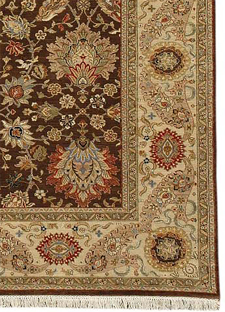 Läufer Woll - 420 x 75 cm - beige