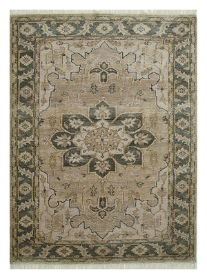 Wollteppich - 240 x 150 cm - sand