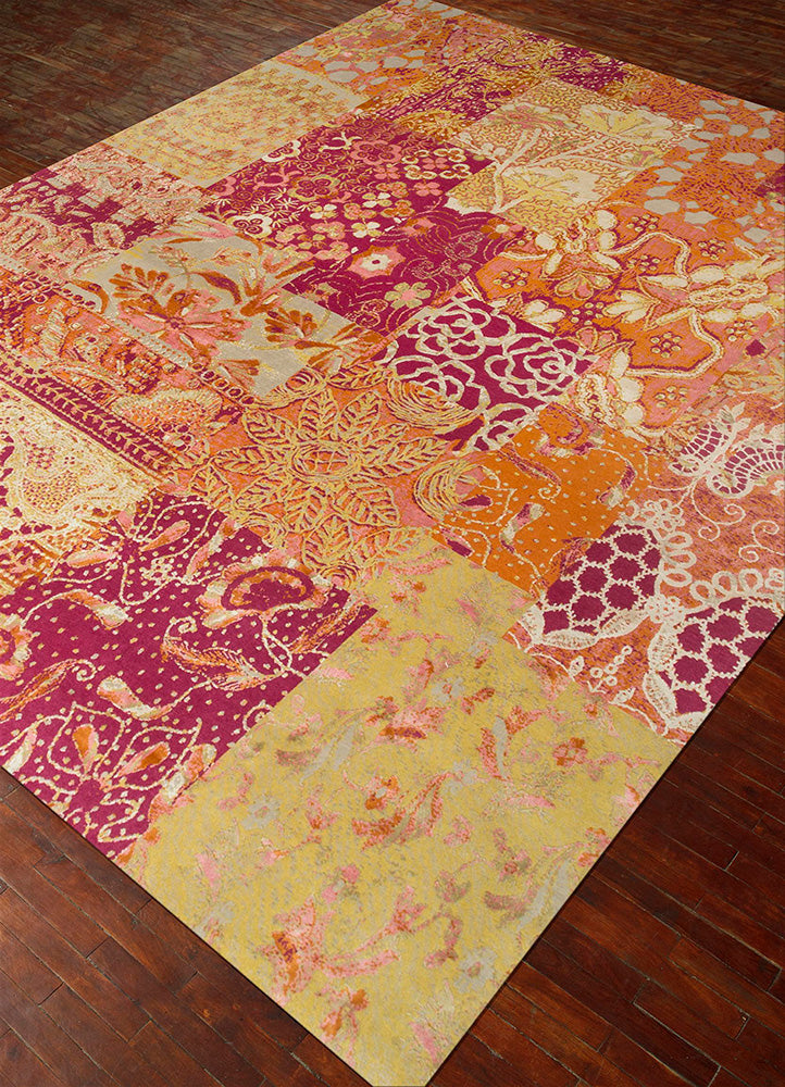 Wollteppich - 300 x 240 cm - orange
