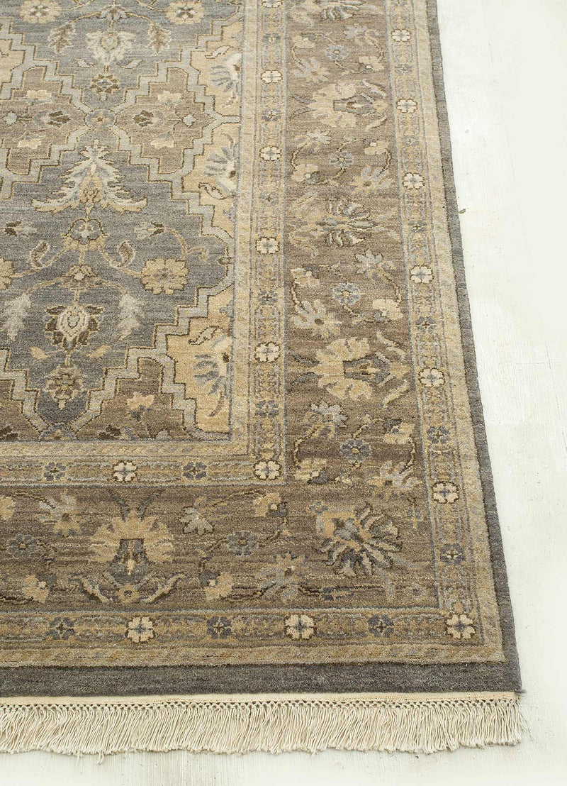 Wollteppich - 90 x 60 cm - beige
