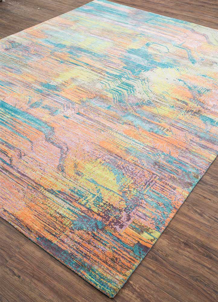 Designer Teppich - 300 x 240 cm - mehrfarbig