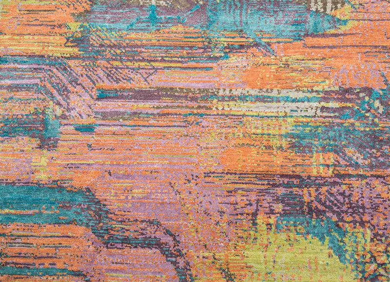 Designer Teppich - 300 x 240 cm - mehrfarbig