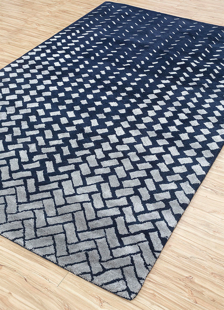 Wollteppich - 90 x 60 cm - mehrfarbig