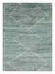 Wollteppich - 240 x 150 cm - petrolblau