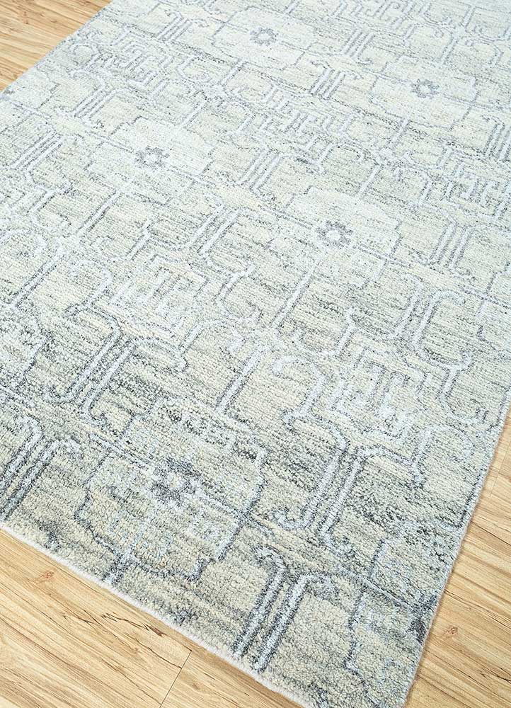 Wollteppich - 180 x 120 cm - creme