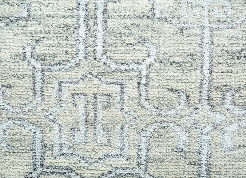 Wollteppich - 180 x 120 cm - creme