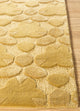 Wollteppich quadratisch  - 180 x 180 cm - gold