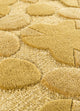 Wollteppich quadratisch  - 180 x 180 cm - gold