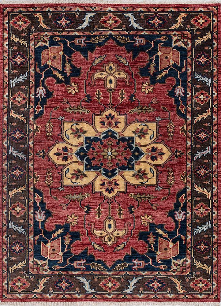 Wollteppich - 240 x 150 cm - orange