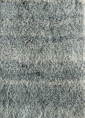 Wollteppich - 90 x 60 cm - dunkelblau