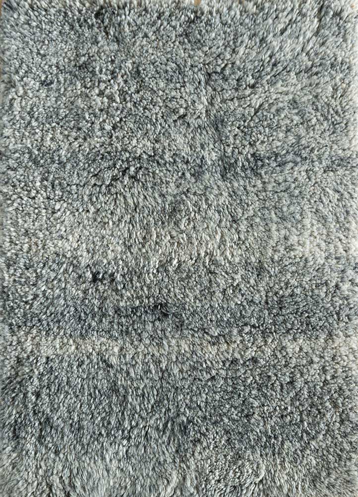 Wollteppich - 90 x 60 cm - dunkelblau