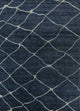 Wollteppich - 300 x 240 cm - blau