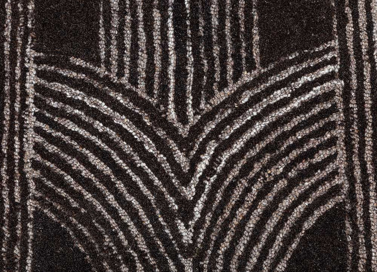 Wollteppich - 240 x 150 cm - taupe