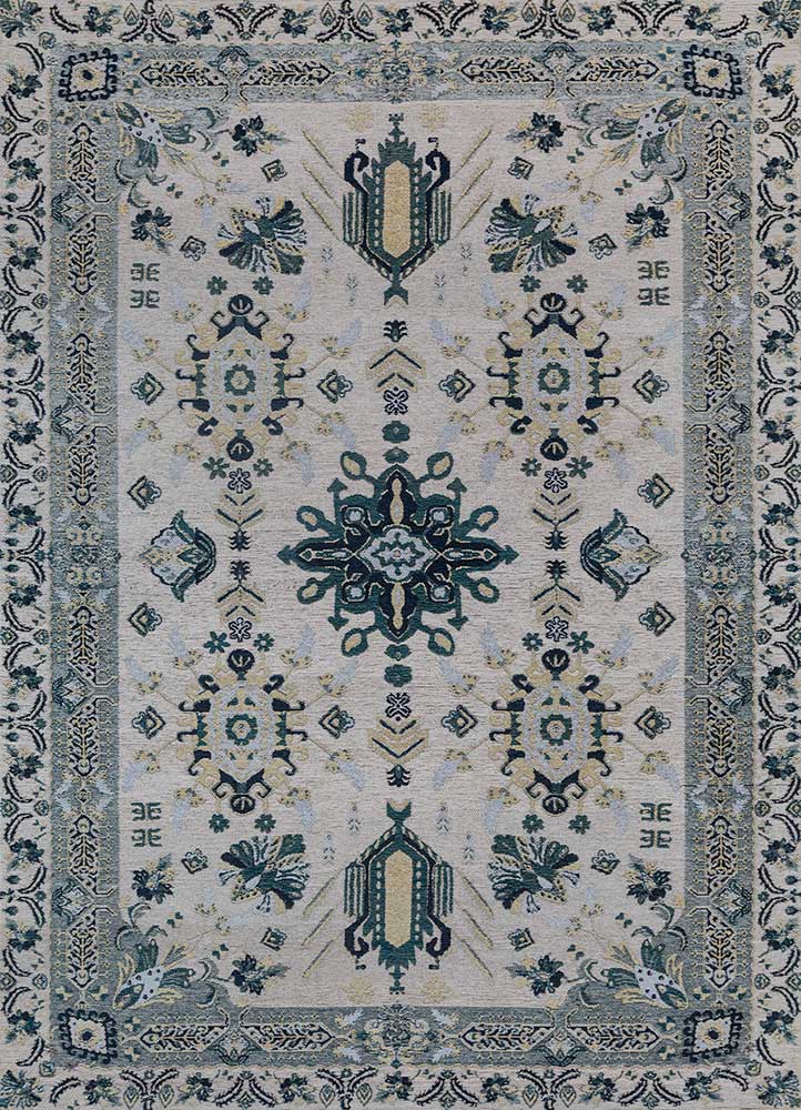 Wollteppich - 240 x 150 cm - grau