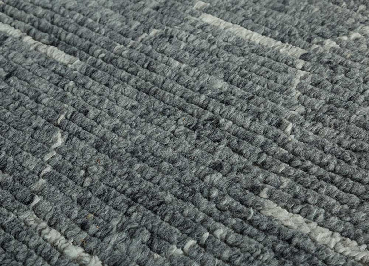 Wollteppich - 300 x 240 cm - grau