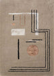 Wollteppich - 90 x 60 cm - beige
