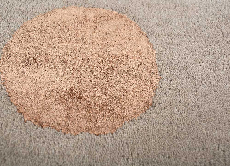 Wollteppich - 90 x 60 cm - beige