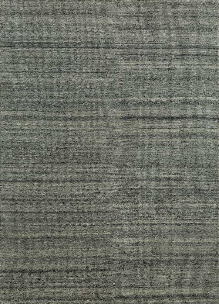 Wollteppich - 240 x 150 cm - dunkelgrün
