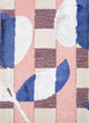Wollteppich - 90 x 60 cm - mehrfarbig