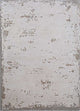 Wollteppich - 90 x 60 cm - silber