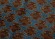 Wollteppich - 120 x 75 cm - blau
