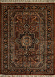 Wollteppich - 120 x 75 cm - orange