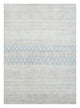 Wollteppich - 240 x 150 cm - hellgrau