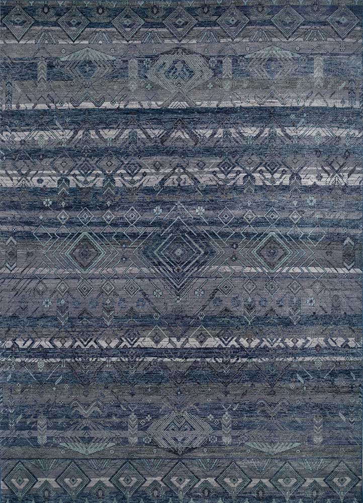 Wollteppich - 300 x 240 cm - grau