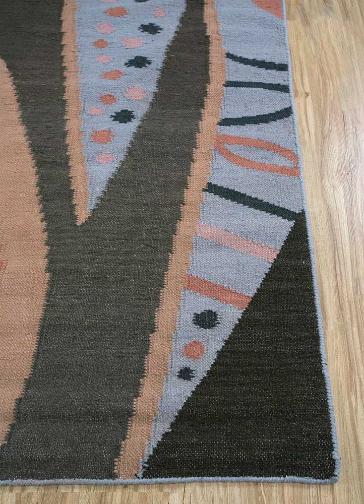 Wollteppich - 240 x 150 cm - rosa