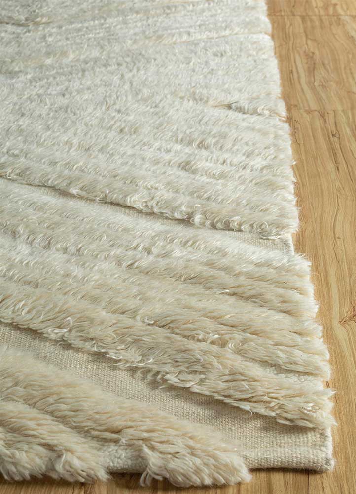 Wollteppich - 240 x 150 cm - creme